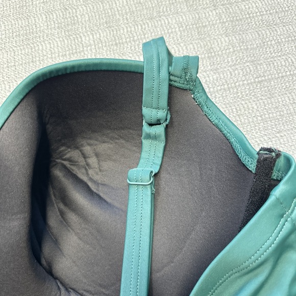 Torrid Tankini Swimsuit Top‎ Womens 2XL Green Underwire Peplum Swim Plus Size - Picture 6 of 11